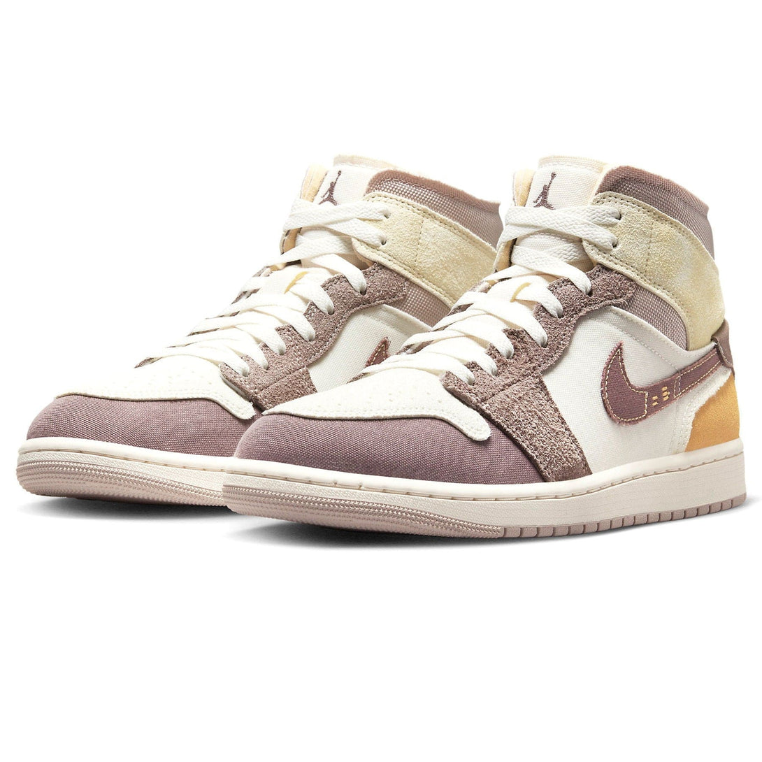 Air Jordan 1 Mid SE Craft 'Inside Out - Taupe Haze'- Streetwear Fashion - ellesey.com