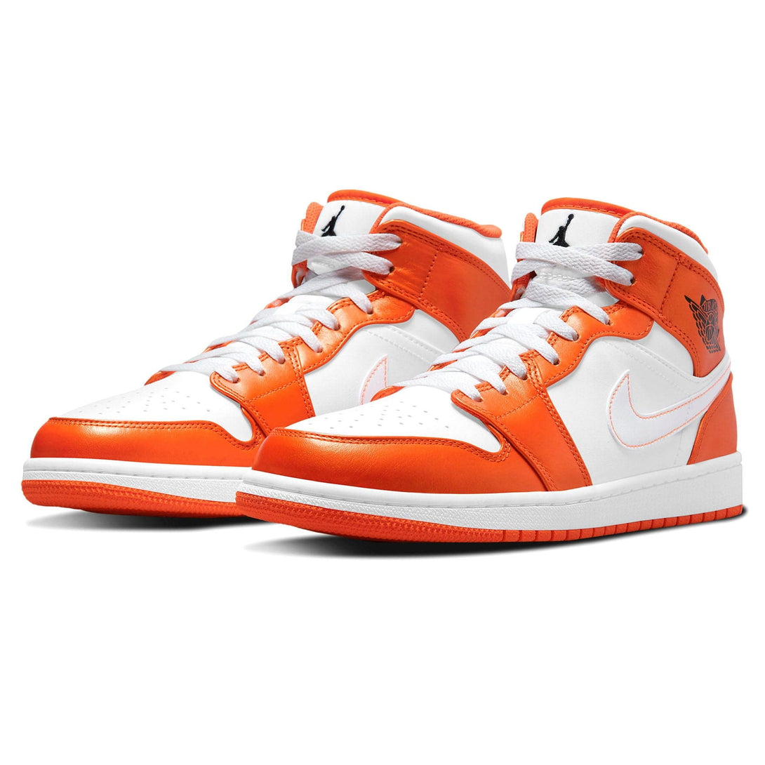 Air Jordan 1 Mid SE 'Electro Orange'- Streetwear Fashion - ellesey.com