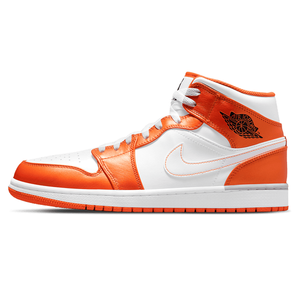 Air Jordan 1 Mid SE 'Electro Orange'- Streetwear Fashion - ellesey.com