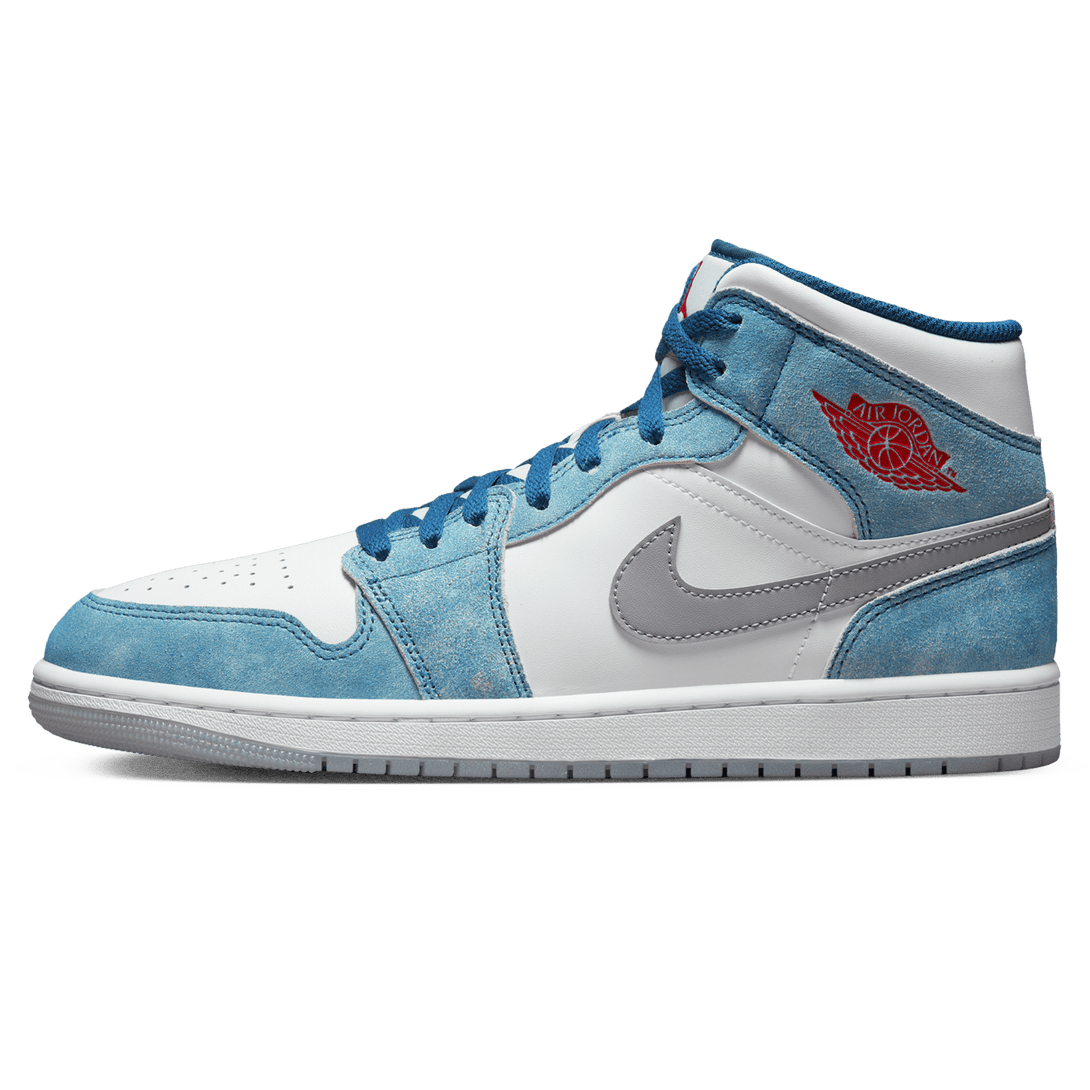 Air Jordan 1 Mid SE 'French Blue'- Streetwear Fashion - ellesey.com