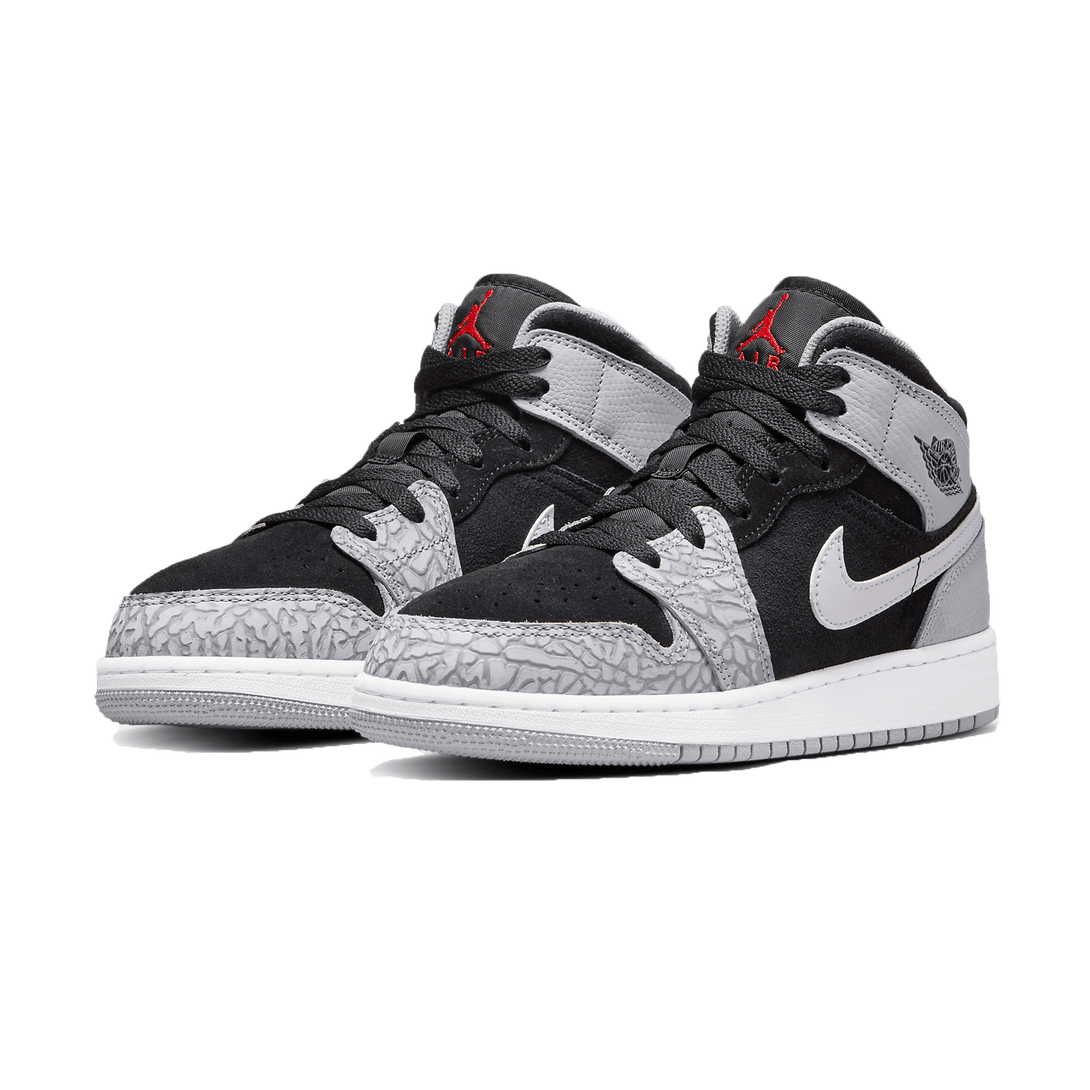 Air Jordan 1 Mid SE GS 'Elephant Toe'- Streetwear Fashion - ellesey.com