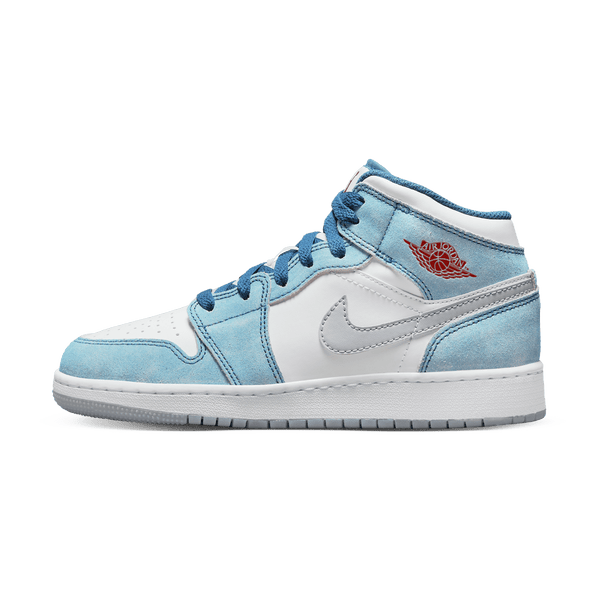 Air Jordan 1 Mid SE GS 'French Blue'- Streetwear Fashion - ellesey.com