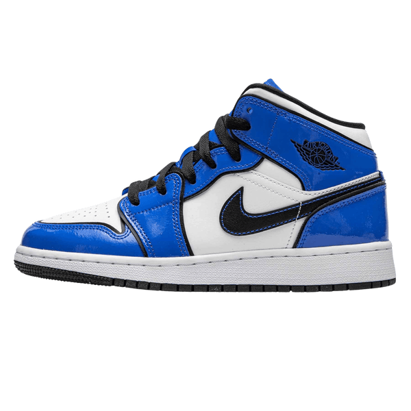 Air Jordan 1 Mid SE GS 'Signal Blue'- Streetwear Fashion - ellesey.com