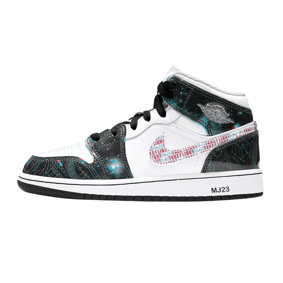 Air Jordan 1 Mid SE GS 'Take Flight'- Streetwear Fashion - ellesey.com