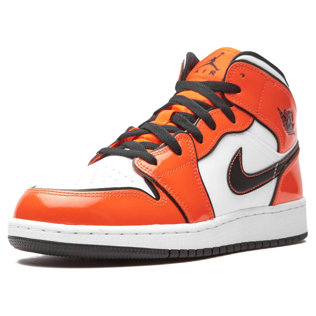 Air Jordan 1 Mid SE GS 'Turf Orange'- Streetwear Fashion - ellesey.com