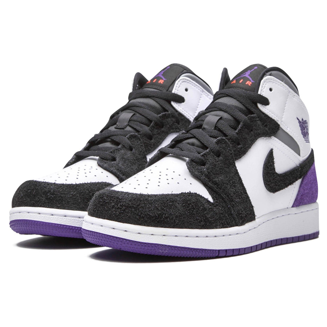 Air Jordan 1 Mid SE GS 'Varsity Purple'- Streetwear Fashion - ellesey.com