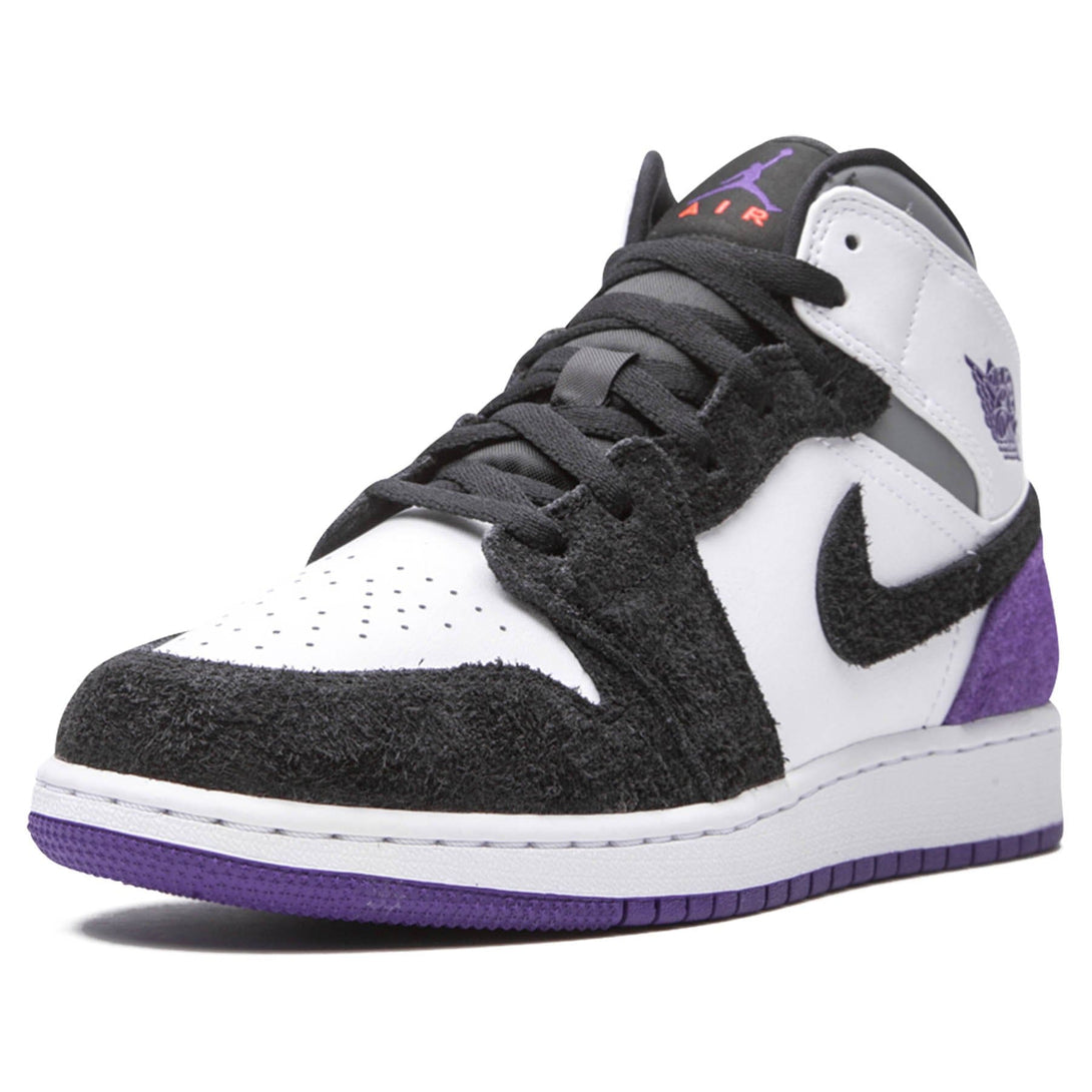 Air Jordan 1 Mid SE GS 'Varsity Purple'- Streetwear Fashion - ellesey.com