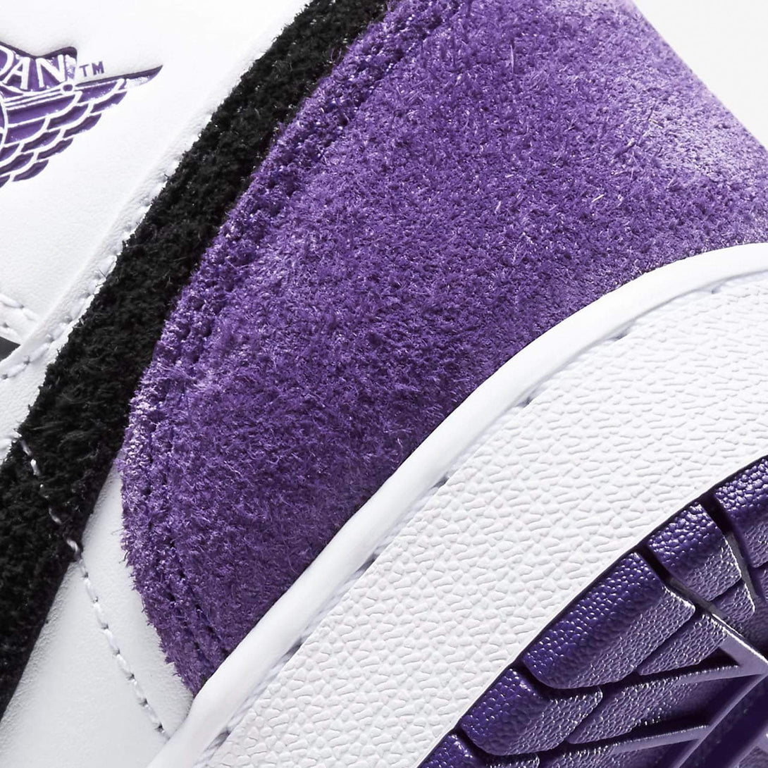 Air Jordan 1 Mid SE GS 'Varsity Purple'- Streetwear Fashion - ellesey.com