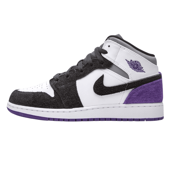 Air Jordan 1 Mid SE GS 'Varsity Purple'- Streetwear Fashion - ellesey.com