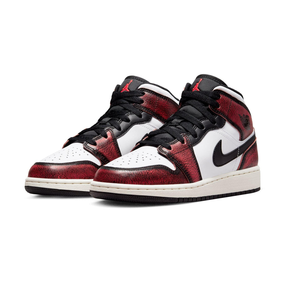 Air Jordan 1 Mid SE GS 'Wear-Away'- Streetwear Fashion - ellesey.com