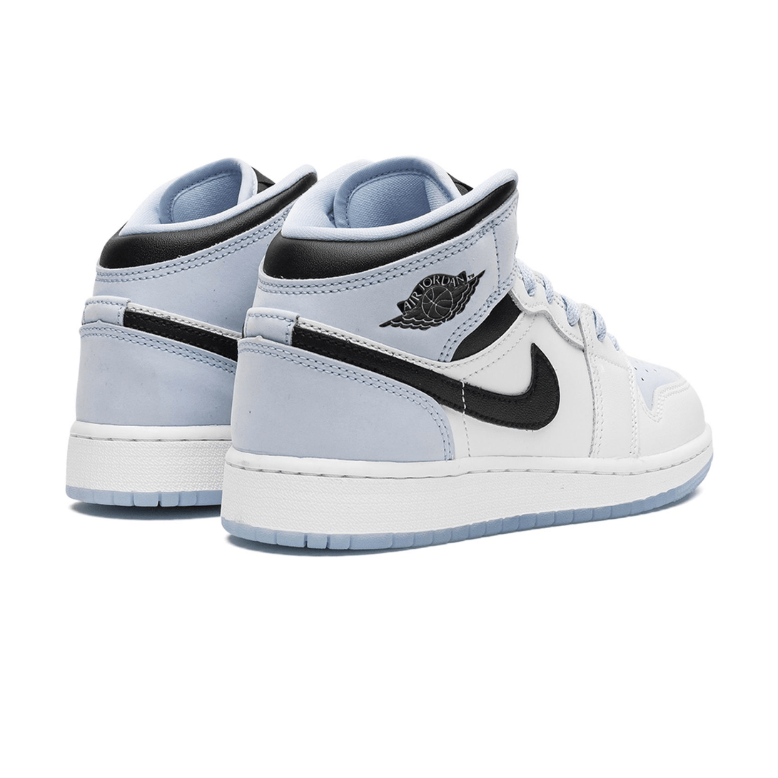 Air Jordan 1 Mid SE GS 'White Ice Blue'- Streetwear Fashion - ellesey.com