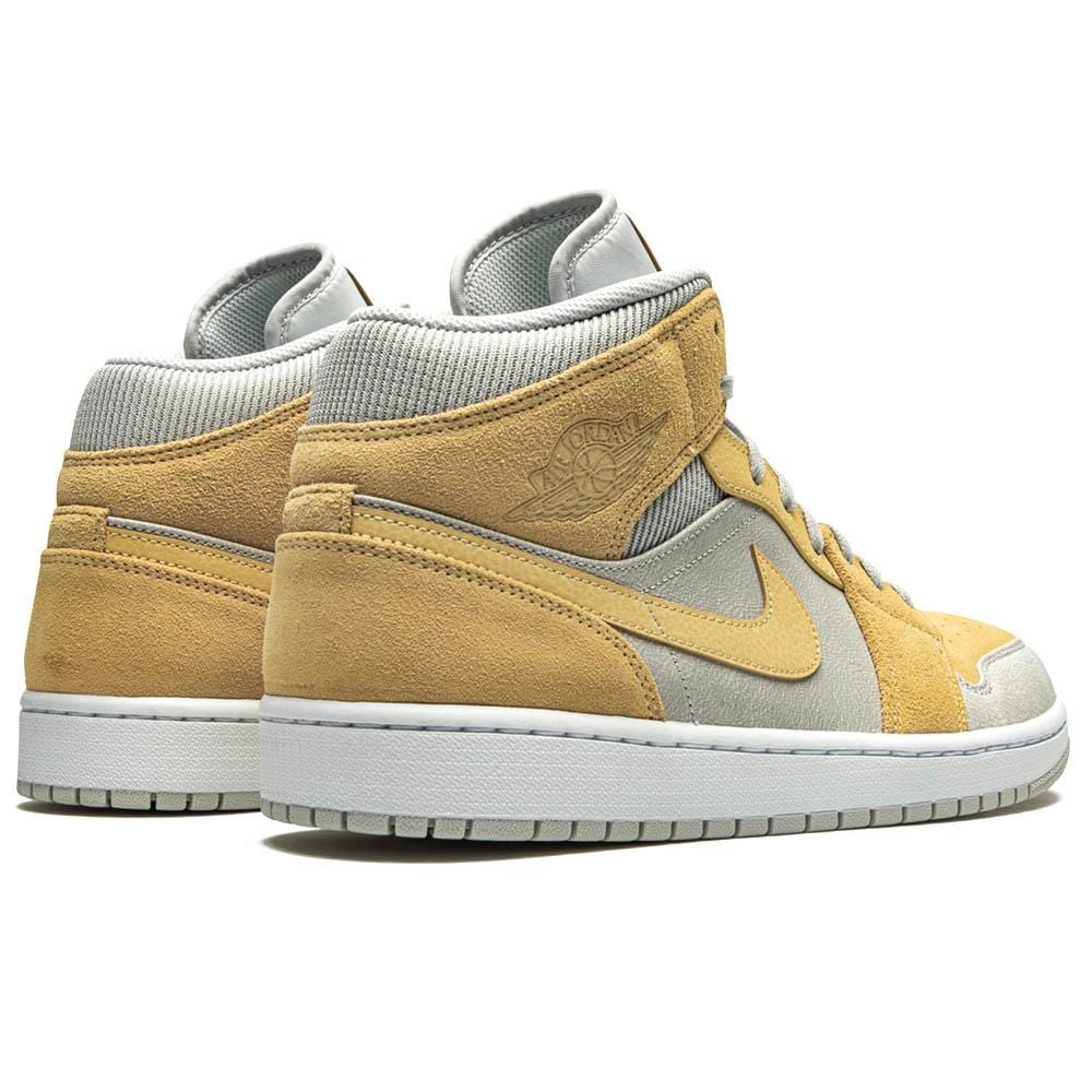 Air Jordan 1 Mid SE Grey Fog Lemon Wash- Streetwear Fashion - ellesey.com