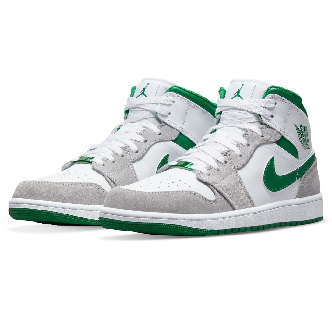 Air Jordan 1 Mid SE 'Grey Pine Green'- Streetwear Fashion - ellesey.com