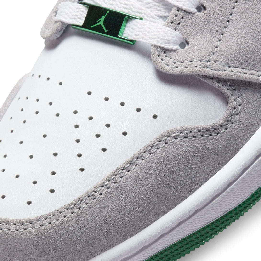 Air Jordan 1 Mid SE 'Grey Pine Green'- Streetwear Fashion - ellesey.com