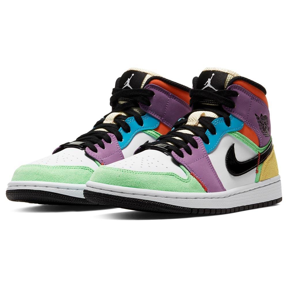 Air Jordan 1 Mid SE Multi-Colour (W)- Streetwear Fashion - ellesey.com