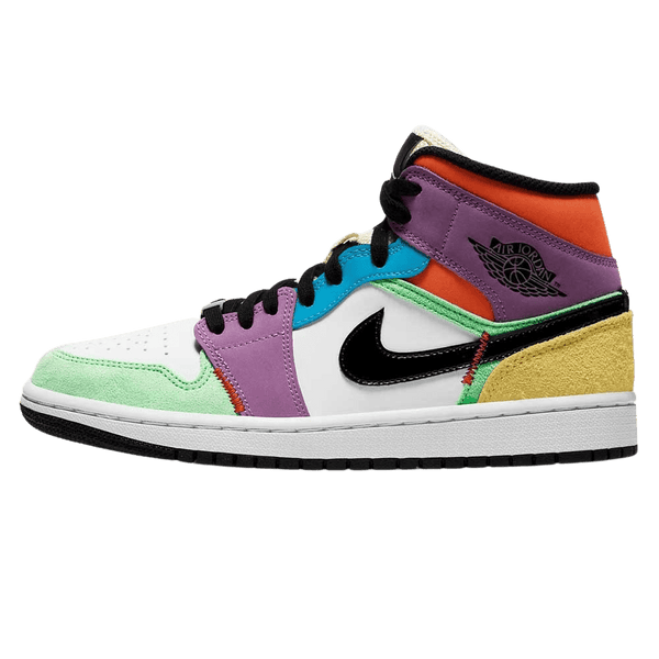 Air Jordan 1 Mid SE Multi-Colour (W)- Streetwear Fashion - ellesey.com