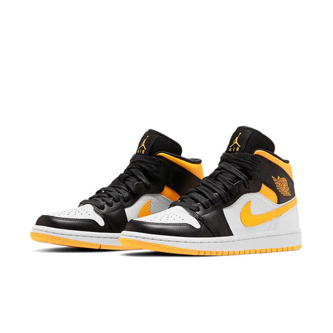 Air Jordan 1 Mid SE 'White Laser Orange' Wmns- Streetwear Fashion - ellesey.com