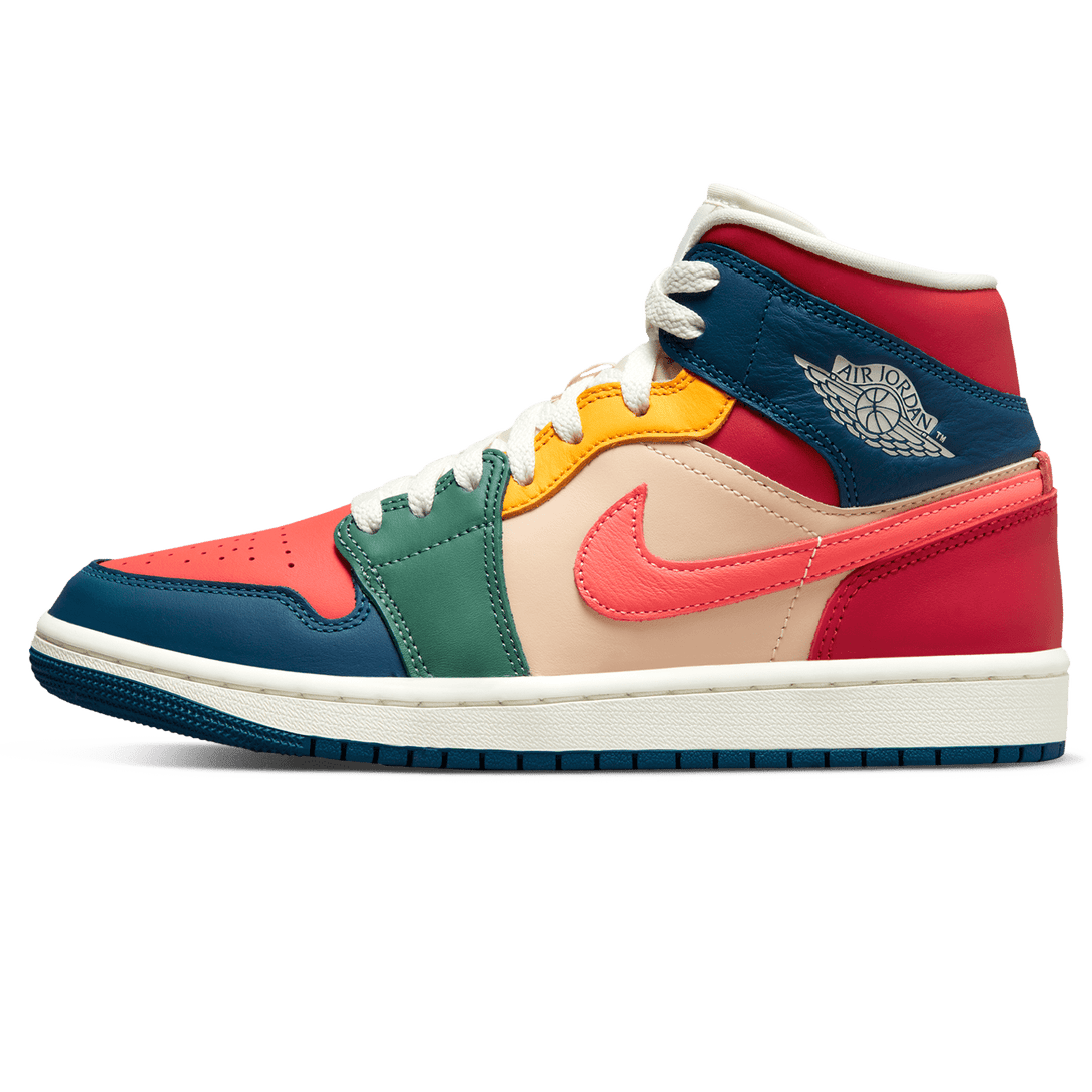 Air Jordan 1 Mid SE Wmns 'Multi-Color'- Streetwear Fashion - ellesey.com