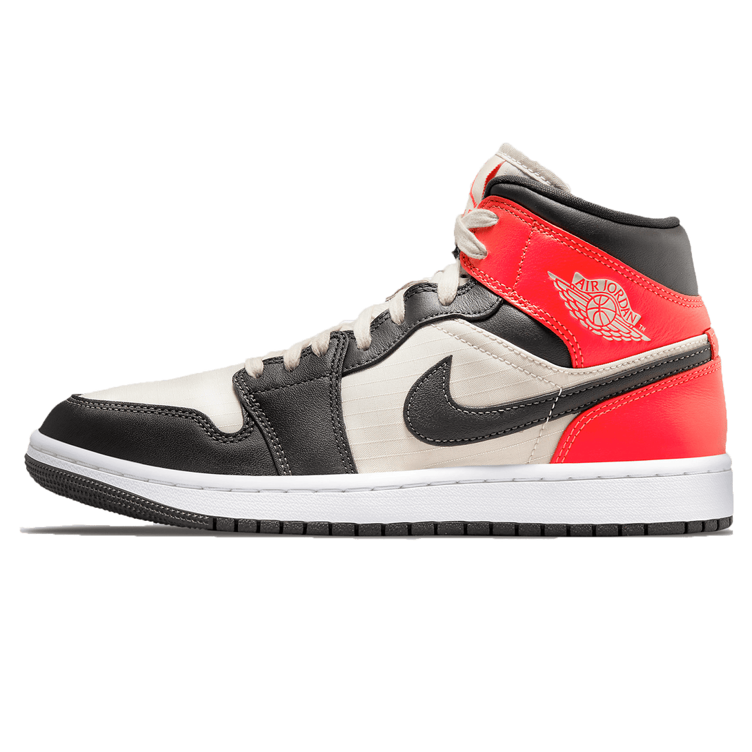 Air Jordan 1 Mid SE Wmns 'Newsprint'- Streetwear Fashion - ellesey.com