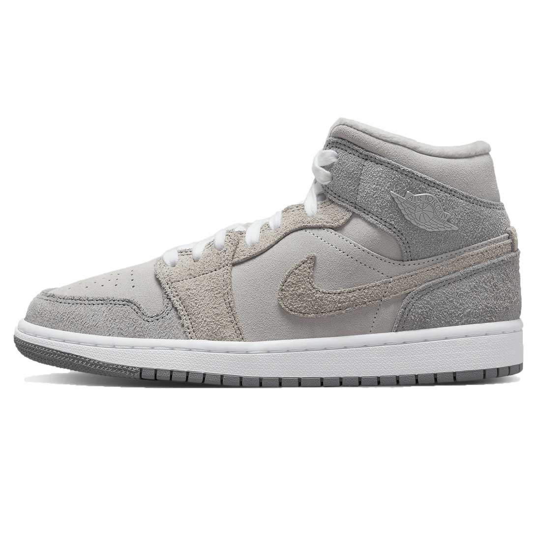 Air Jordan 1 Mid SE Wmns 'Particle Grey'- Streetwear Fashion - ellesey.com