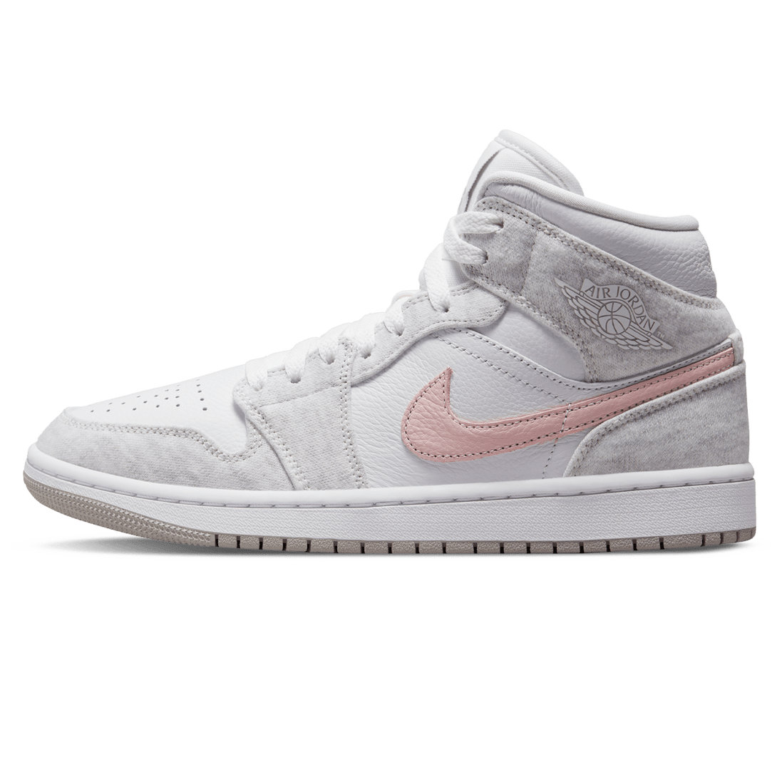 Air Jordan 1 Mid SE Wmns 'White Light Iron Ore'- Streetwear Fashion - ellesey.com