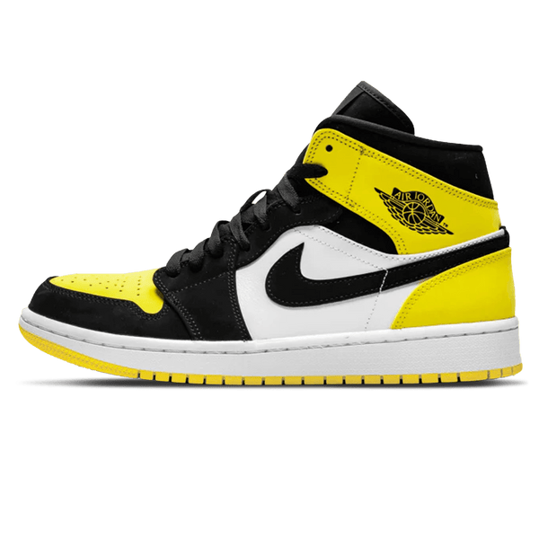 Air Jordan 1 Mid SE 'Yellow Toe'- Streetwear Fashion - ellesey.com