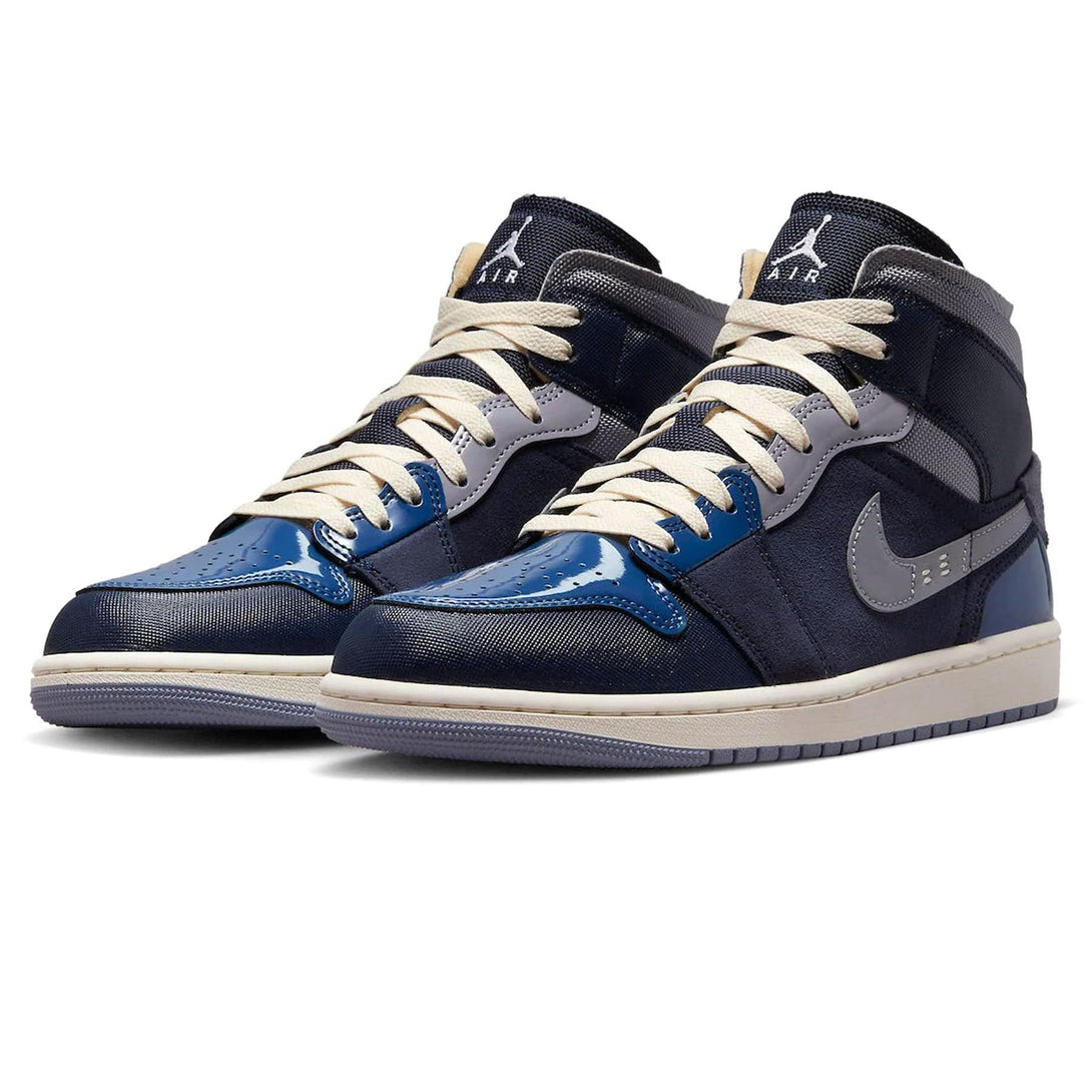 Air Jordan 1 Mid Se Craft 'Obsidian'- Streetwear Fashion - ellesey.com