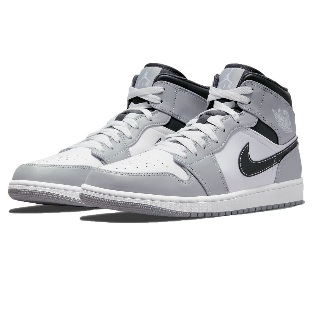 Air Jordan 1 Mid Smoke Grey Anthracite- Streetwear Fashion - ellesey.com