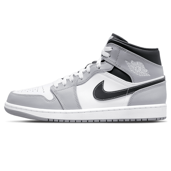 Air Jordan 1 Mid Smoke Grey Anthracite- Streetwear Fashion - ellesey.com