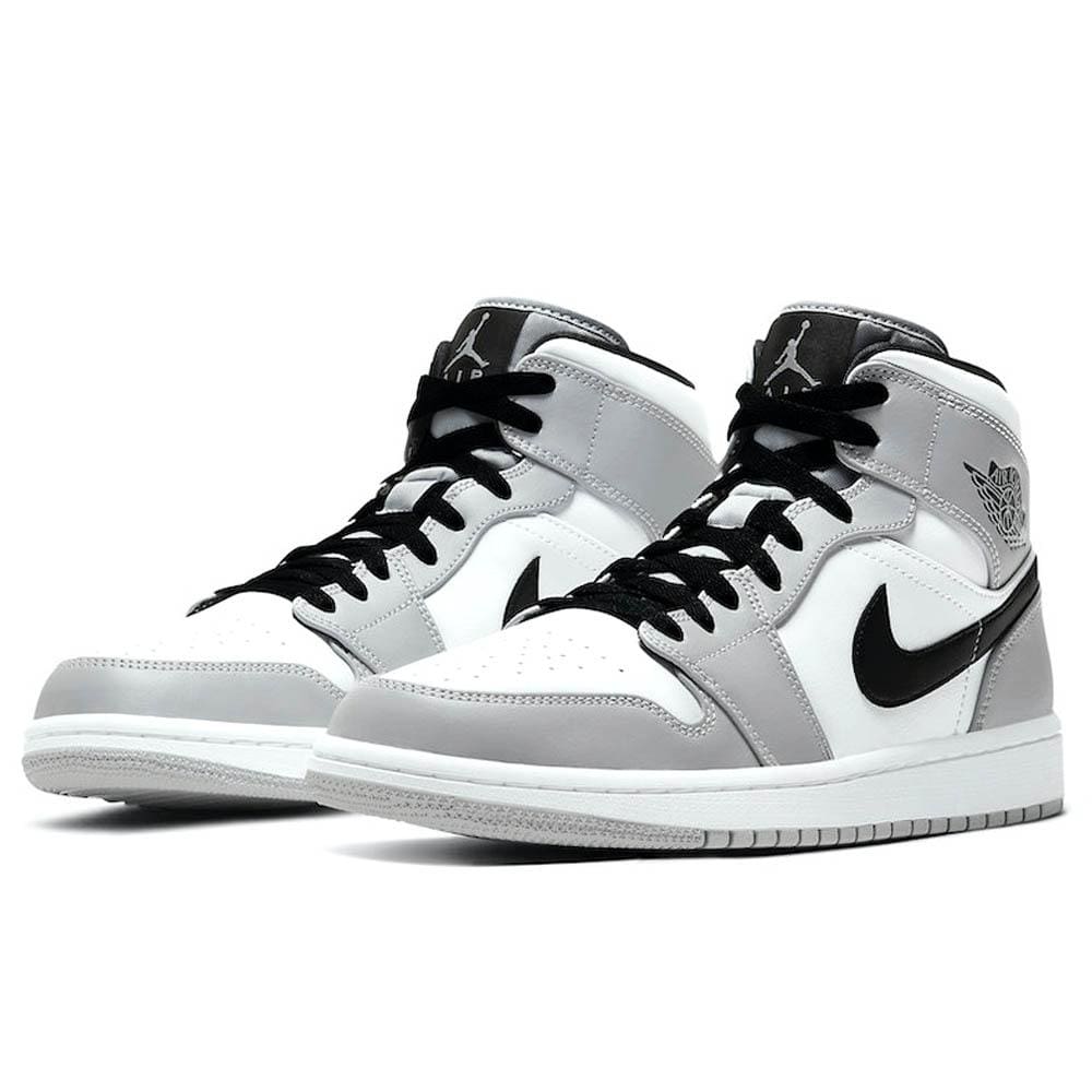 Air Jordan 1 Mid 'Smoke Grey'- Streetwear Fashion - ellesey.com