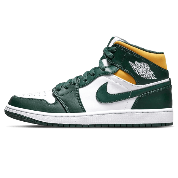 Air Jordan 1 Mid 'Sonics' 2021- Streetwear Fashion - ellesey.com