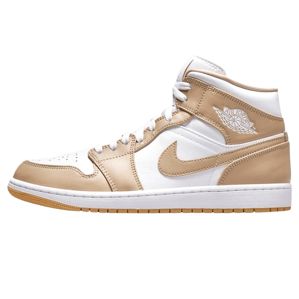 Air Jordan 1 Mid 'Tan Gum'- Streetwear Fashion - ellesey.com