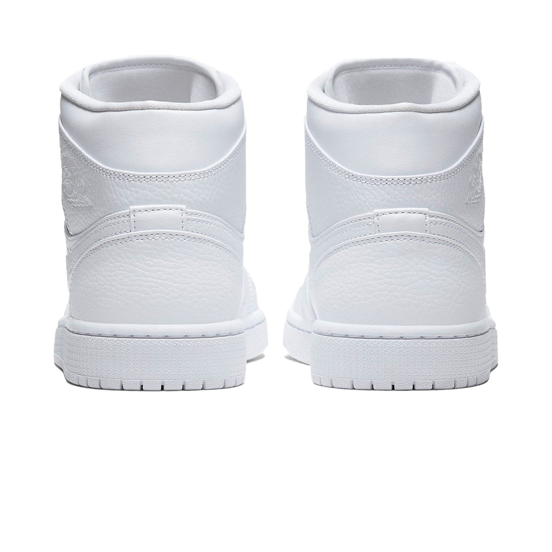 Air Jordan 1 Mid 'Triple White'- Streetwear Fashion - ellesey.com