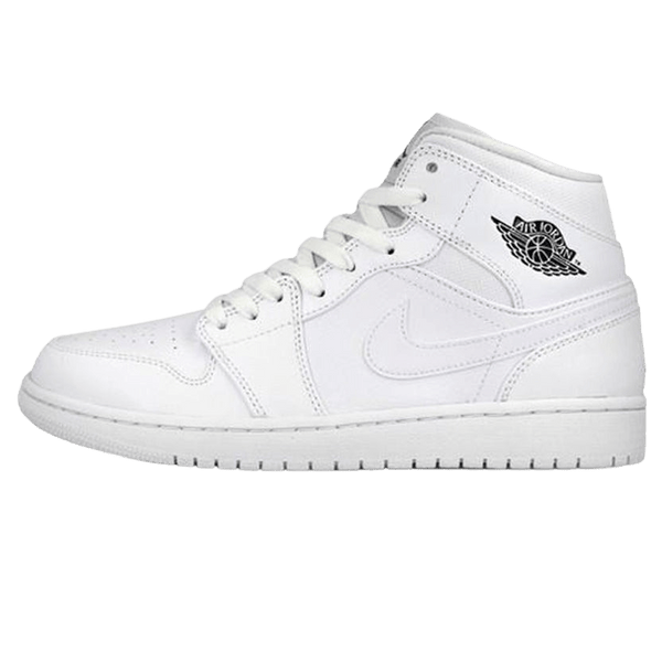 Air Jordan 1 Mid 'White Cool Grey'- Streetwear Fashion - ellesey.com