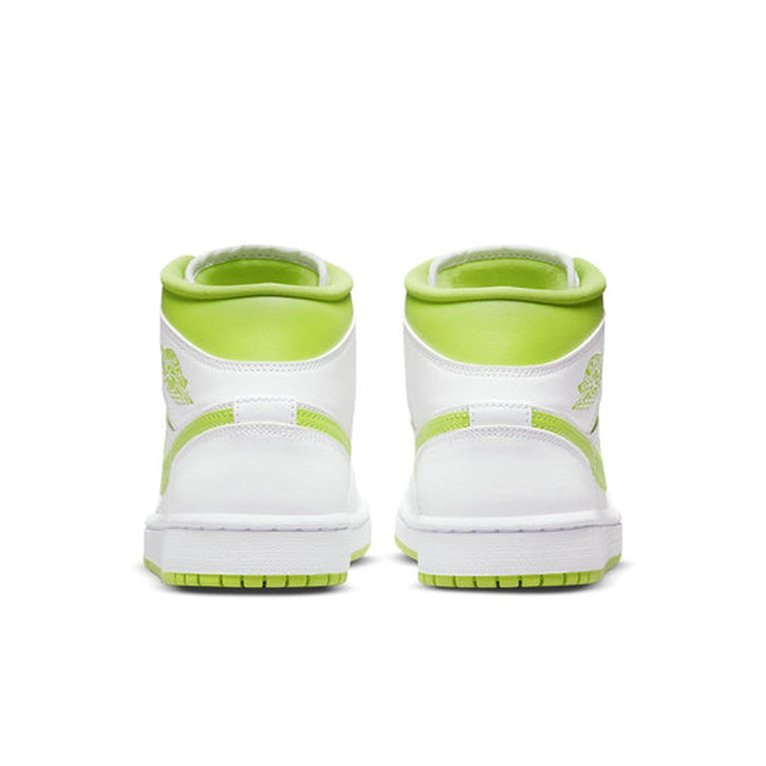 Air Jordan 1 Mid 'White Lime' Wmns- Streetwear Fashion - ellesey.com