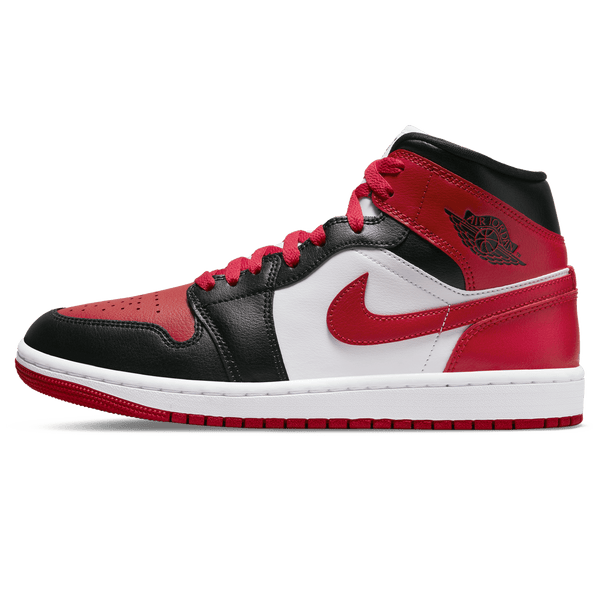 Air Jordan 1 Mid Wmns 'Alternate Bred Toe'- Streetwear Fashion - ellesey.com