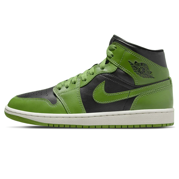 Air Jordan 1 Mid Wmns 'Altitude Green'- Streetwear Fashion - ellesey.com