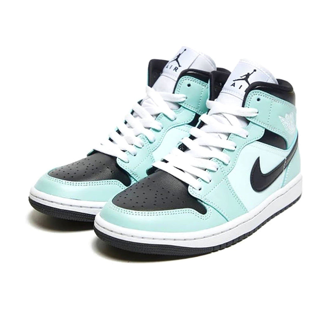 Air Jordan 1 Mid Wmns 'Aqua Blue Tint'- Streetwear Fashion - ellesey.com