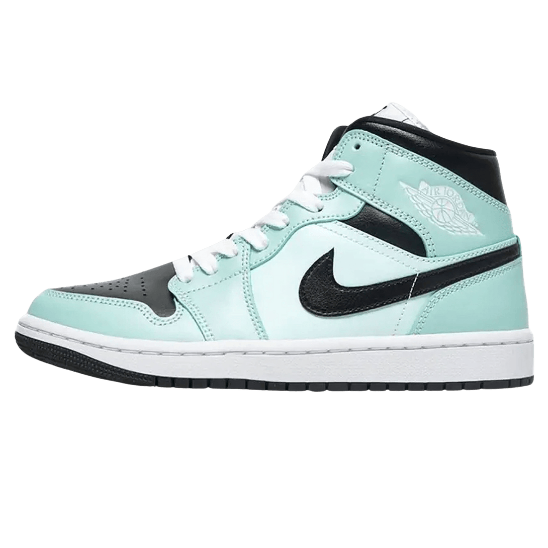 Air Jordan 1 Mid Wmns 'Aqua Blue Tint'- Streetwear Fashion - ellesey.com