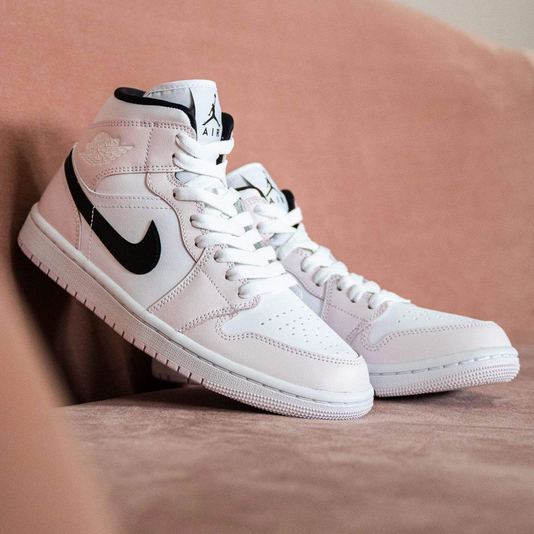 Air Jordan 1 Mid Wmns 'Barely Rose'- Streetwear Fashion - ellesey.com