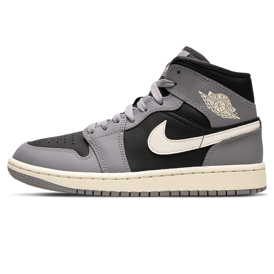 Air Jordan 1 Mid Wmns 'Cement Grey'- Streetwear Fashion - ellesey.com