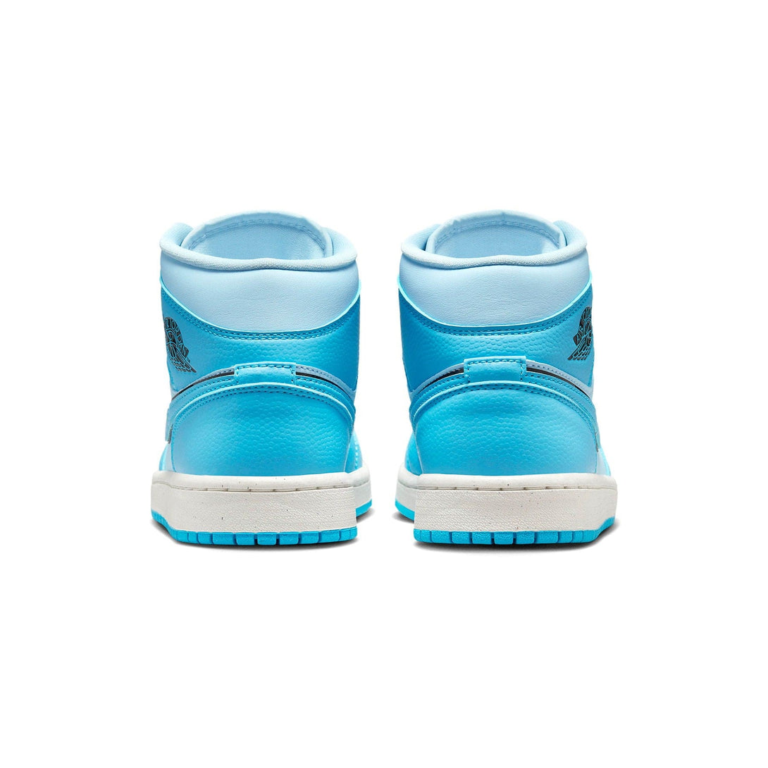 Air Jordan 1 Mid Wmns 'Ice Blue'- Streetwear Fashion - ellesey.com