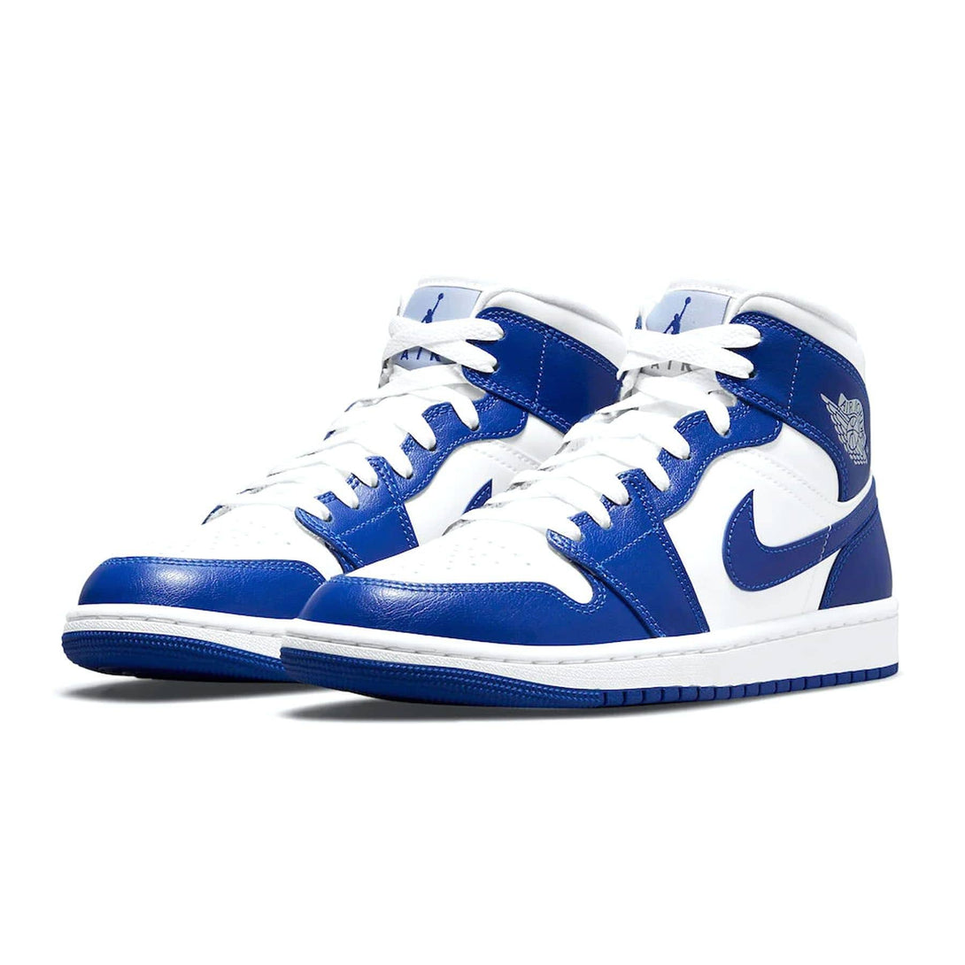 Air Jordan 1 Mid Wmns 'Kentucky Blue'- Streetwear Fashion - ellesey.com