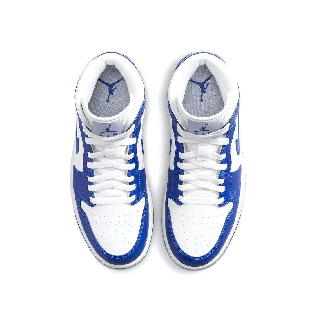 Air Jordan 1 Mid Wmns 'Kentucky Blue'- Streetwear Fashion - ellesey.com