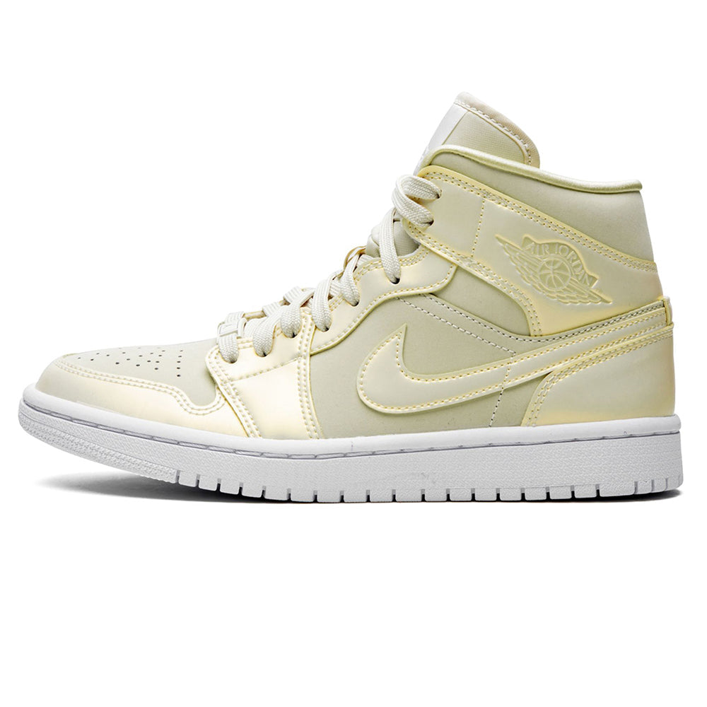 Air Jordan 1 Mid Wmns 'Lemon Yellow'- Streetwear Fashion - ellesey.com