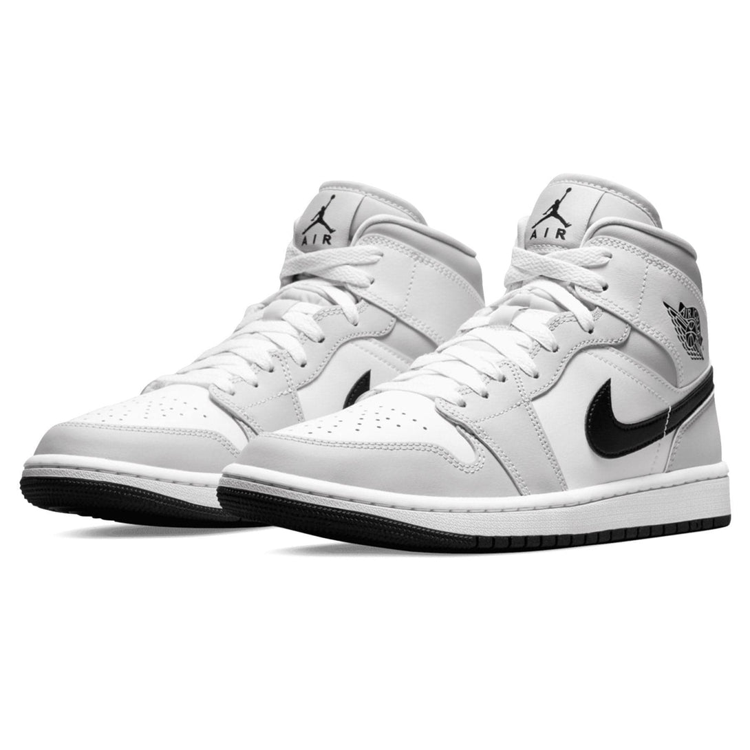 Air Jordan 1 Mid Wmns 'Light Smoke Grey'- Streetwear Fashion - ellesey.com