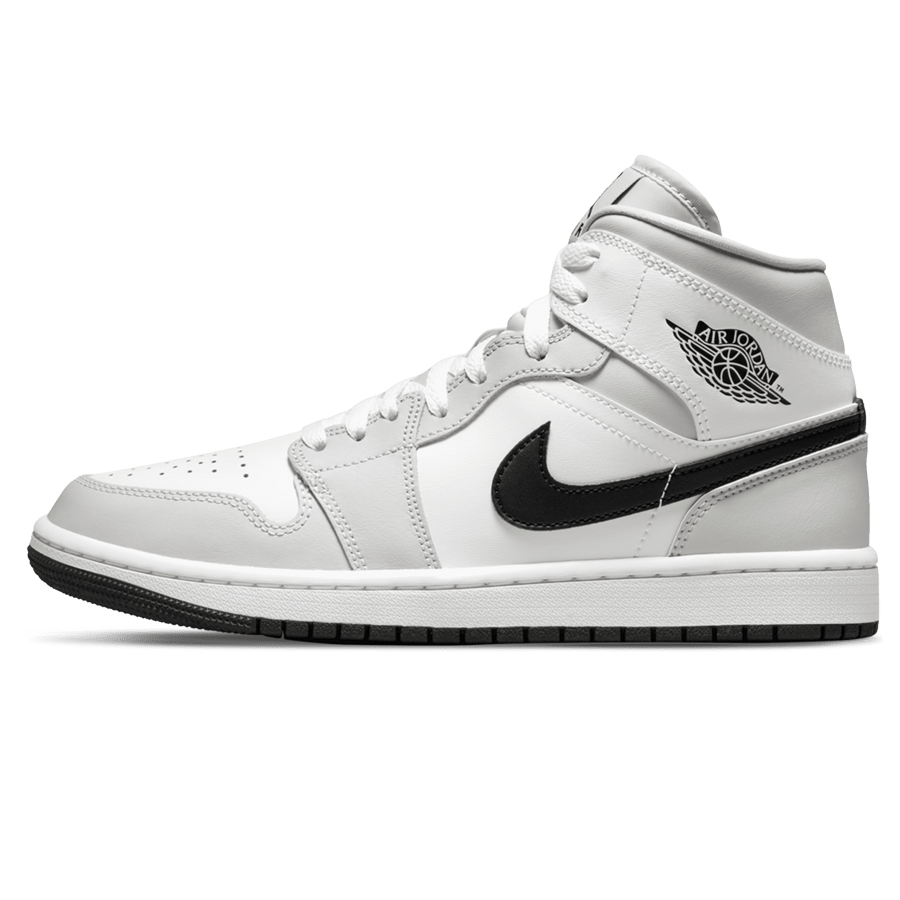 Air Jordan 1 Mid Wmns 'Light Smoke Grey'- Streetwear Fashion - ellesey.com