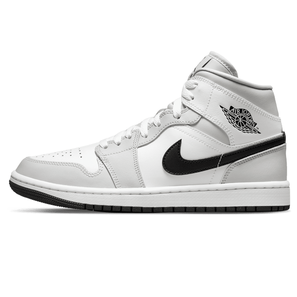 Air Jordan 1 Mid Wmns 'Light Smoke Grey'- Streetwear Fashion - ellesey.com