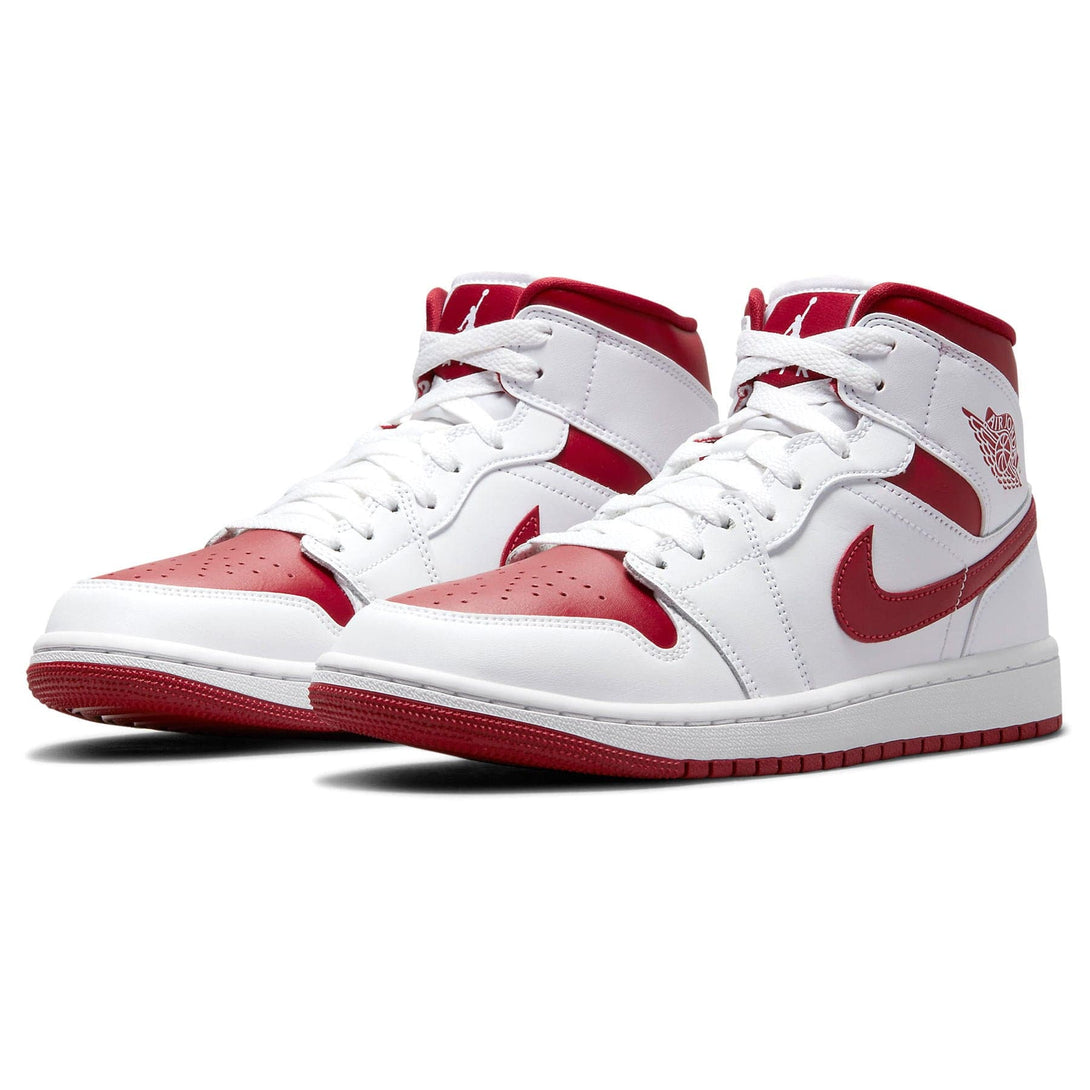 Air Jordan 1 Mid Wmns 'Reverse Chicago'- Streetwear Fashion - ellesey.com