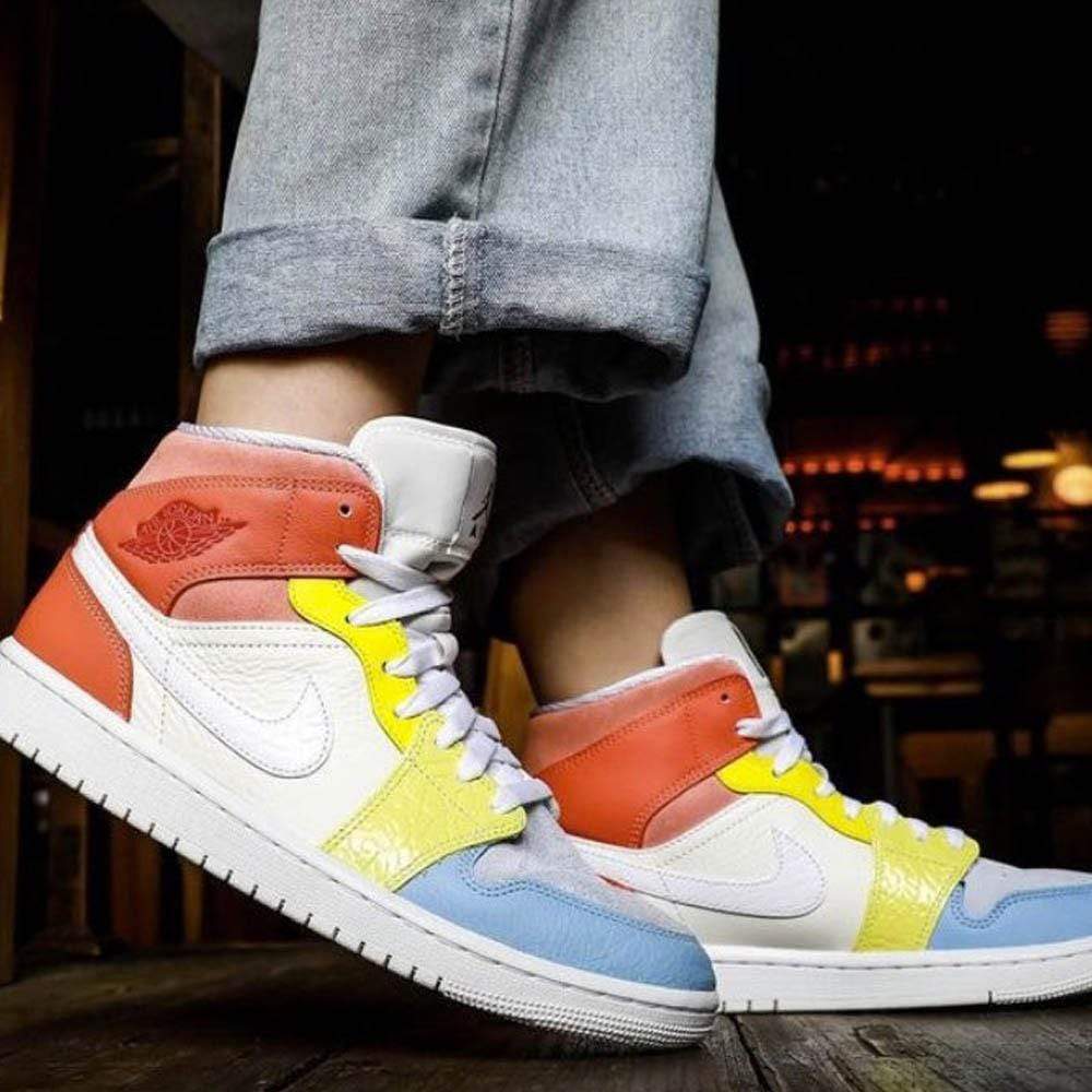 Air Jordan 1 Mid Wmns 'To My First Coach'- Streetwear Fashion - ellesey.com